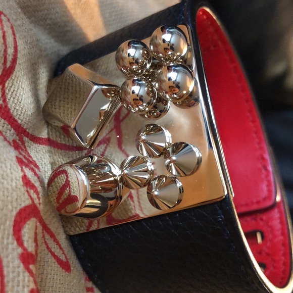 Christian Louboutin Jewelry Christian Louboutin Carasky Studded Leather Bracelet Poshmark